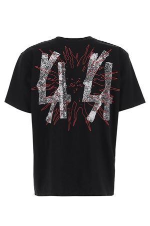 Black cotton T-shirt 44 LABEL GROUP | B0030556FA582P675